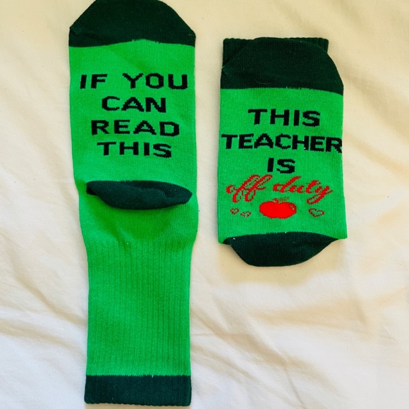 Brand New 2-PC Teacher’s Gift; Mug & Custom-Made Socks - Picture 3 of 8